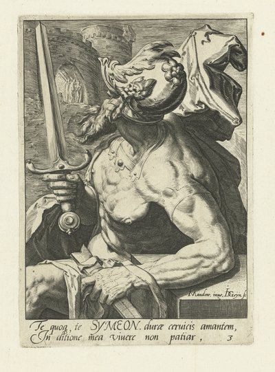 Progenitor Simeon
Os progenitores de Israel (título da série)
Os doze filhos de Jacob (título da série) de Jacob de Gheyn (II)