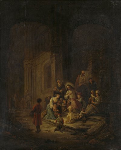Cristo abençoa as crianças de Jacob de I Wet