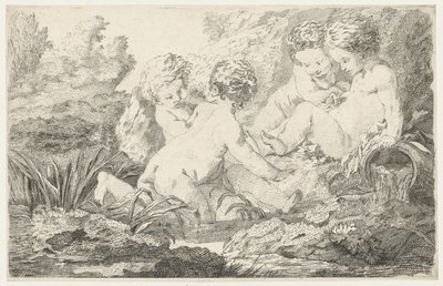 Grupo alegórico de crianças de Jacob de Wit