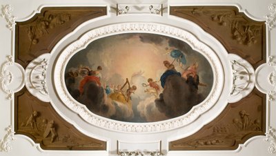 Apolo rodeado pelas Nove Musas de Jacob de Wit