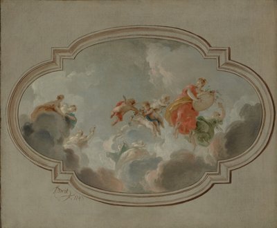 Flora e Zéfiro, 1743. de Jacob de Wit