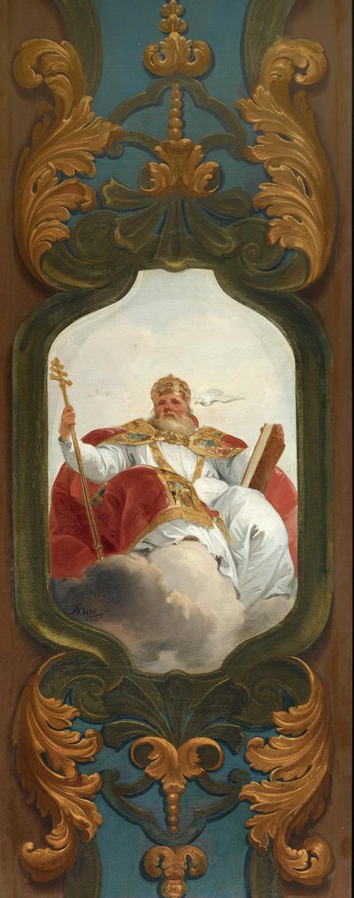Papa Gregório, o Grande, Padre da Igreja de Jacob de Wit