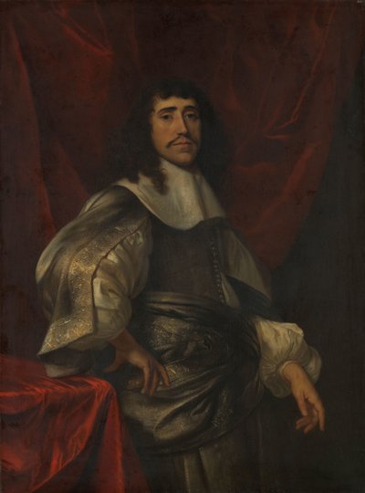 Retrato de um Homem, pensado para ser Christoffel van Gangelt, Segundo Marido de Lucretia Boudaen de Jacob van Loo (attributed to)