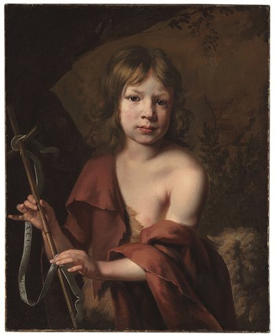 Retrato de um rapaz como São João Batista (óleo sobre tela) de Jacob van Oost
