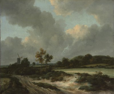 Grainfields, meados ou finais da década de 1660. de Jacob van Ruisdael
