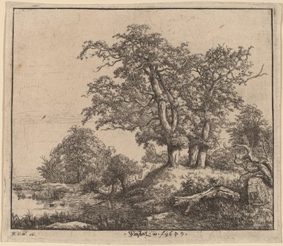 Os Três Carvalhos de Jacob van Ruisdael
