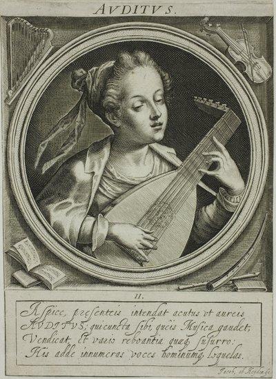 Som, prato dois de Os Cinco Sentidos de Jacob van der Heyden