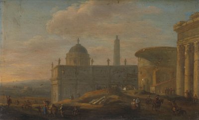 vista da cidade italiana de Jacob van der Ulft