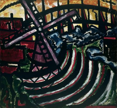 O moinho holandês, 1916. de Jacoba Berendina van Heemskerck van Beest