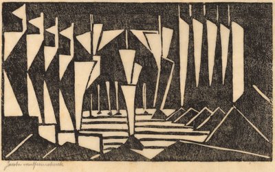 Veleiros estilizados de Jacoba van Heemskerck van Beest