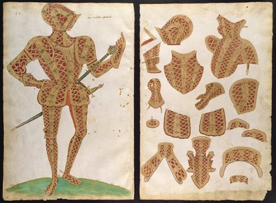 Terno de armadura para Sir Christopher Hatton, 1589 de Jacobe Halder