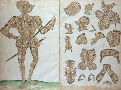 Terno de Armadura para Sir Henry Lee, de &39;An Elizabethan Armourer&39;s Album&39; de Jacobe Halder