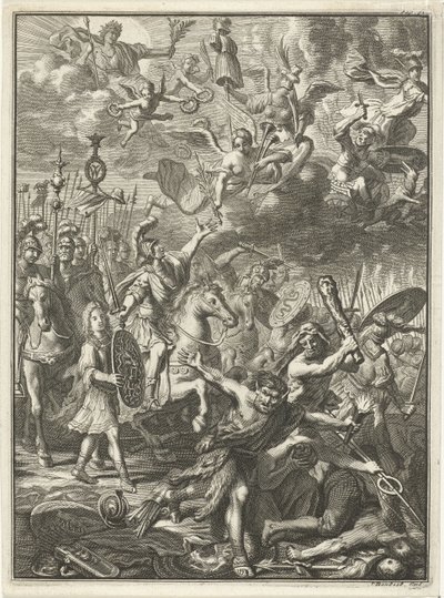 O exército de William III derrota os inimigos de Jacobus Baptist