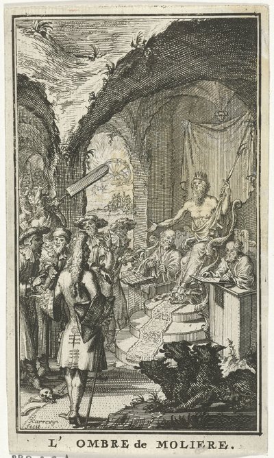 Molière perante os juízes de Plutão L