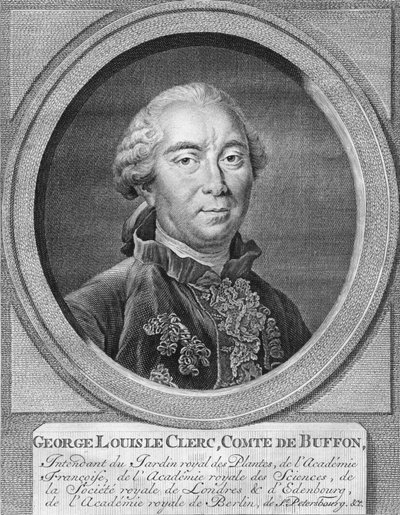 George Louis O Funcionário, Conde De Buffon, 1774. de Jacobus Houbraken
