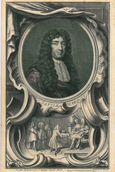 George Savile, Marquês de Halifax de Jacobus Houbraken