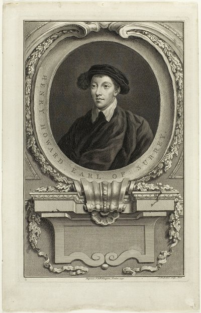 Henrique Howard, Conde de Surrey de Jacobus Houbraken