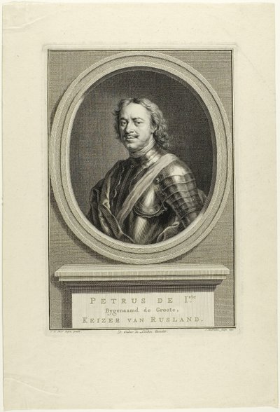 Pedro I da Rússia de Jacobus Houbraken