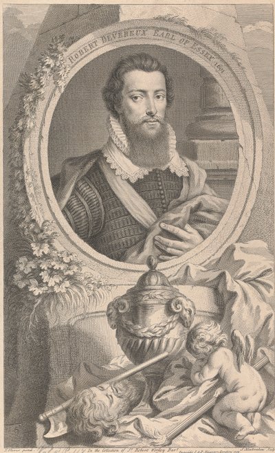 Robert Devareux, 2º Conde de Essex de Jacobus Houbraken