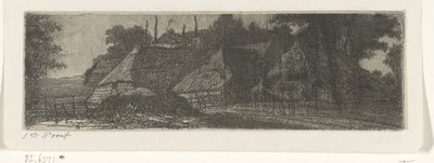Paisagem com três quintas de Jacobus Ludovicus Cornet