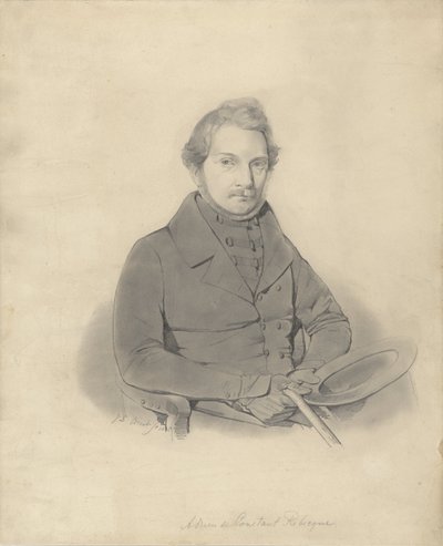 Retrato de Adrien Barão de Constant Rebecque de Jacobus Ludovicus Cornet