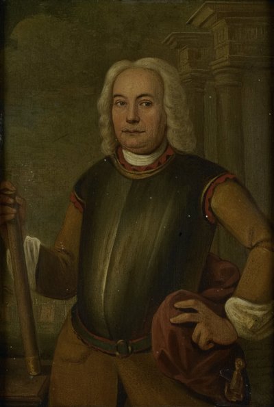 Retrato de Johannes Thedens, Governador-Geral da Companhia Holandesa das Índias Orientais de Jacobus Oliphant
