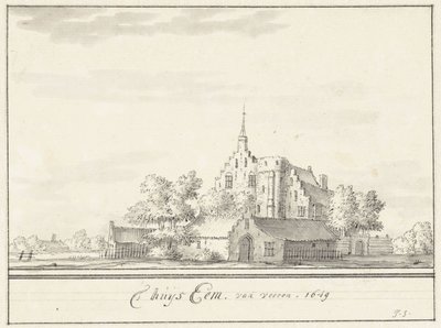A casa Eem A casa Eem, de frente. 1649 (título no objeto) de Jacobus Stellingwerff
