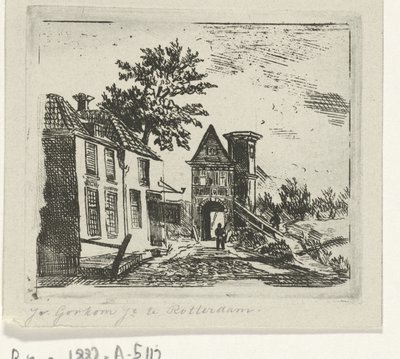 Arquitetura da cidade com portão de Jacobus van Gorkom jr.