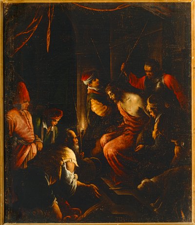 Coroação de espinhos (pintura) de Jacopo (1510-92) Bassano