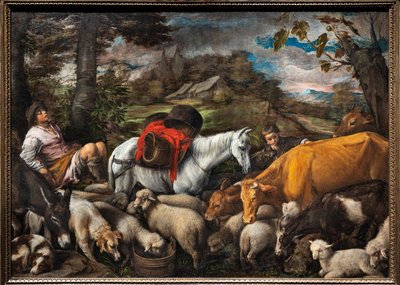 Pastoral (O Cavalo Branco) de Jacopo (1510 92) Bassano