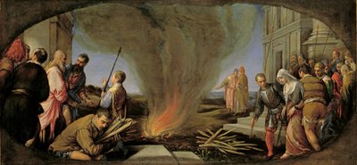 Tamar levou à estaca de Jacopo (1510 92) Bassano