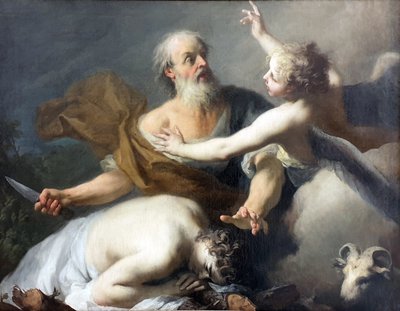 O sacrifício de Abraão de Jacopo Amigoni