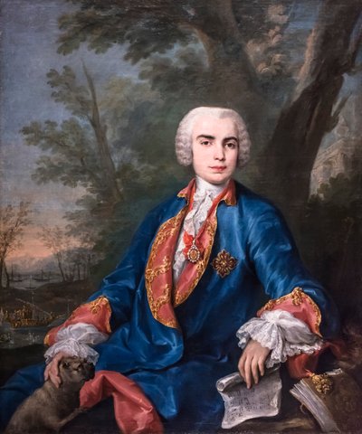 O castrato Carlo Broschi, conhecido como Il Farinelli, ca. 1752 (óleo sobre tela) de Jacopo Amigoni