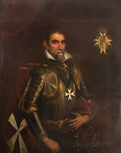 Alfonso d "Arcano, prior de Veneza, 1560 de Jacopo Bassano