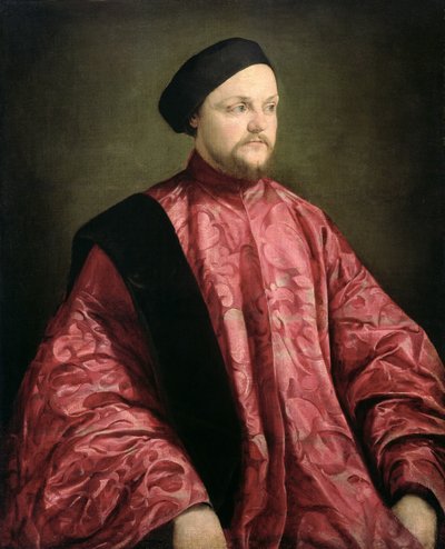 Retrato de um senador veneziano, 1540 de Jacopo Bassano