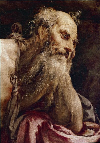 São Jerônimo em Meditação de Jacopo Bassano