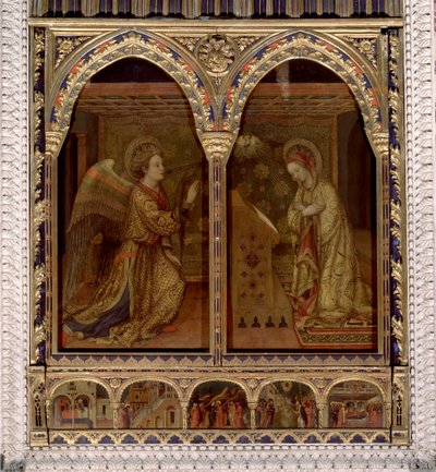 Anunciação. A pomba do Espírito Santo. (Pintura de Jacopo Bellini
