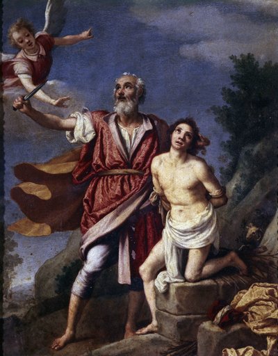 O sacrifício de Isaac, 1594 (pintura) de Jacopo Chimenti Empoli
