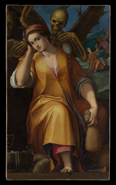 Alegoria da Avareza, c.1590 (óleo sobre tela) de Jacopo Ligozzi