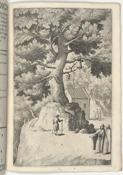 Faia com o sino (Faggio della campana) [placa X] de Jacopo Ligozzi