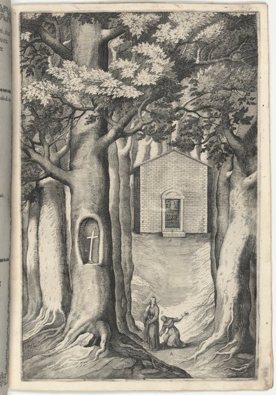 Capela do Beato João de La Verna (Cappella del beato Giovanni della Verna) [placa S] de Jacopo Ligozzi