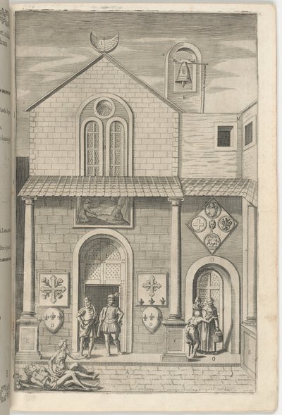 Fachada da Igreja Menor [placa E] de Jacopo Ligozzi