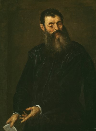 Retrato de um cavalheiro, c. 1590. de Jacopo Palma