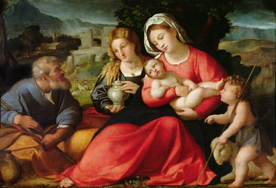 A Sagrada Família, c.1508-12 de Jacopo Palma