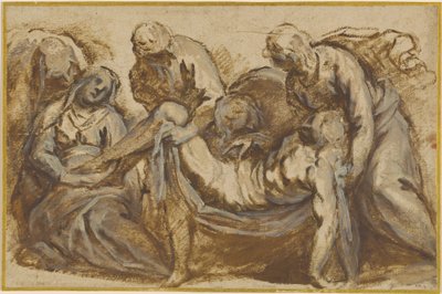 Cristo levado ao túmulo de Jacopo Palma il Giovane