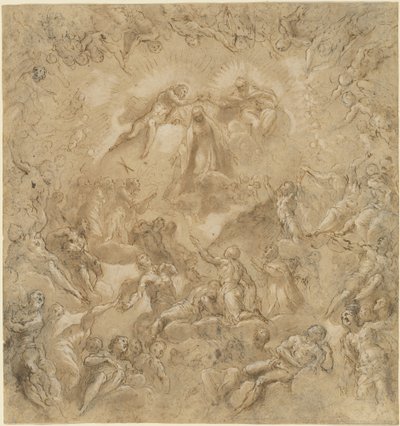 A Coroação da Virgem de Jacopo Palma il Giovane