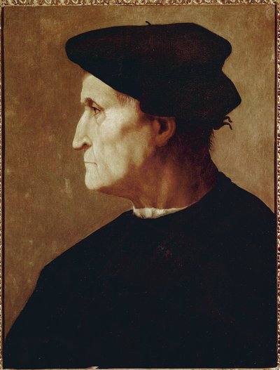 Retrato do perfil de Francesco da Castiglione de Jacopo Pontormo