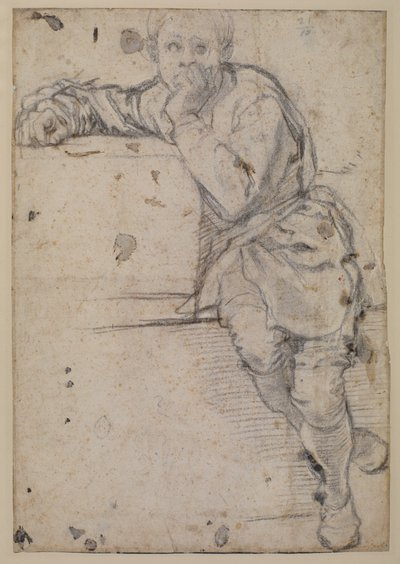 Jovem sentado de Jacopo Pontormo