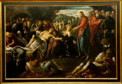 A Ascensão de Lázaro de Jacopo Robusti (studio of) Tintoretto