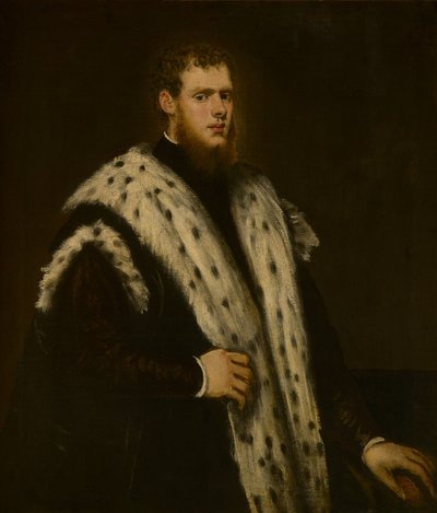 Retrato de um nobre veneziano (óleo sobre tela) de Jacopo Robusti Tintoretto